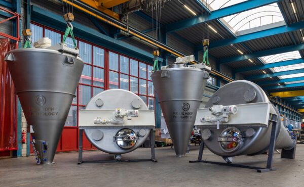 4 new conical mixers from design, construction to installation.